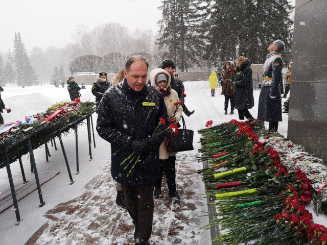 Генеральный примар Ион Чебан возложил цветы в память о жертвах блокады Ленинграда