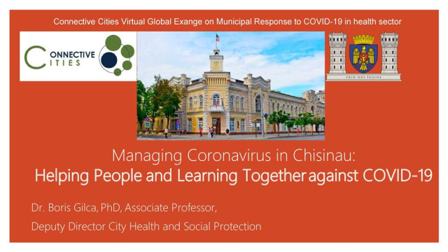  Chisinau LPA shares best practices on COVID-19 management within municipalities’ level