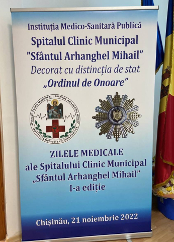 De Hramul instituției, IMSP Spitalul Clinic Municipal „Sf. Arhanghel Mihail” a organizat un Simpozion științific cu participare internațională „Zilele medicale ale instituției” (VIDEO) 