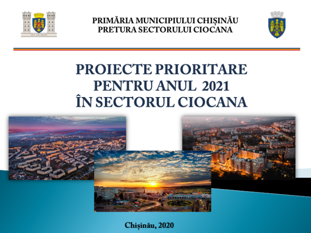 <span style=color:red>(LIVE)</span> Pretura sectorului Ciocana prezintă proiectele prioritare pentru anul 2021