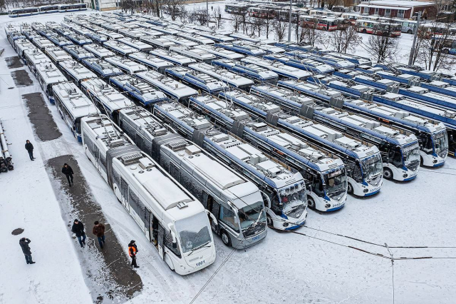 Prezentarea troleibuzelor achiziționate în ultimii 2 ani de Primăria municipiului Chișinău pentru Î.M. „Regia Transport Electric Chișinău” (VIDEO)