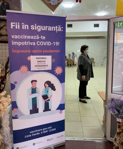 Reluarea activității punctului de vaccinare de pe teritoriul Î.M. „Piața Centrală"