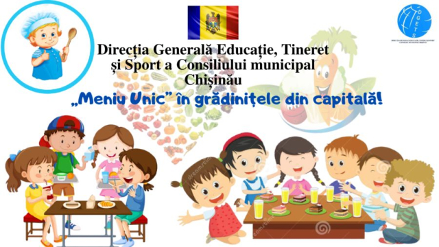 Aplicarea meniului unic pentru alimentația copiilor în grădinițele din capitală 