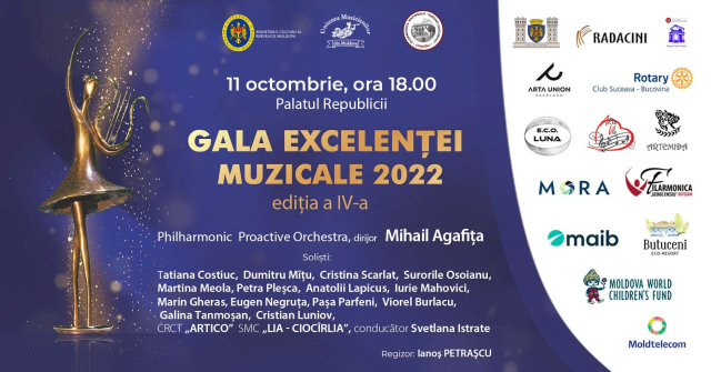 Primăria Chișinău va acorda trofee și premii la Gala Excelenței Muzicale, ediția a IV-a