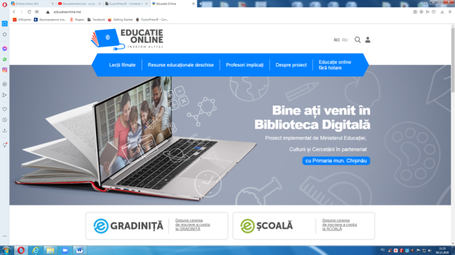 Proiectul educatieonline.md - 2020