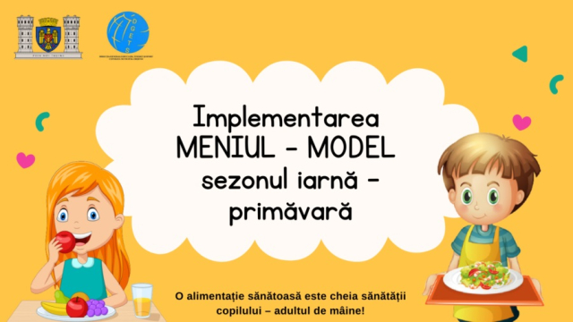 Introducerea meniului - model unic pentru perioada iarna-primăvară în grădinițele din capitală