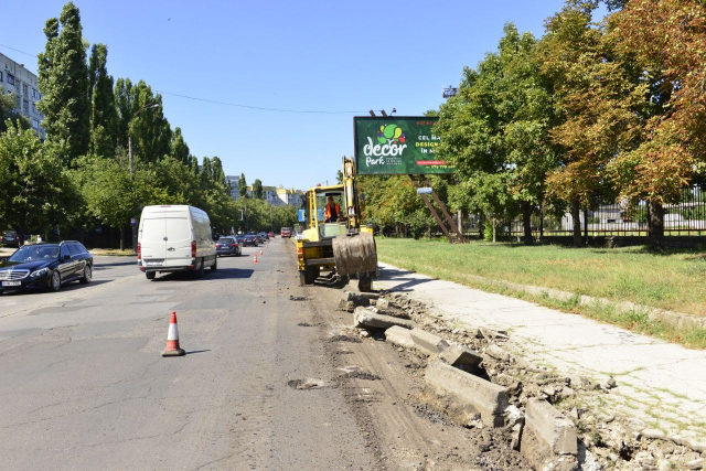 Reabilitarea străzii Albișoara din capitală