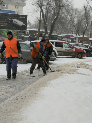 Situația în oraș privind circulația transportului public și deszăpezirea (ora 15:00)